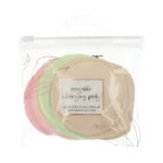 Wiederverwendbare Abschminkpads Grün, Rosa, Beige