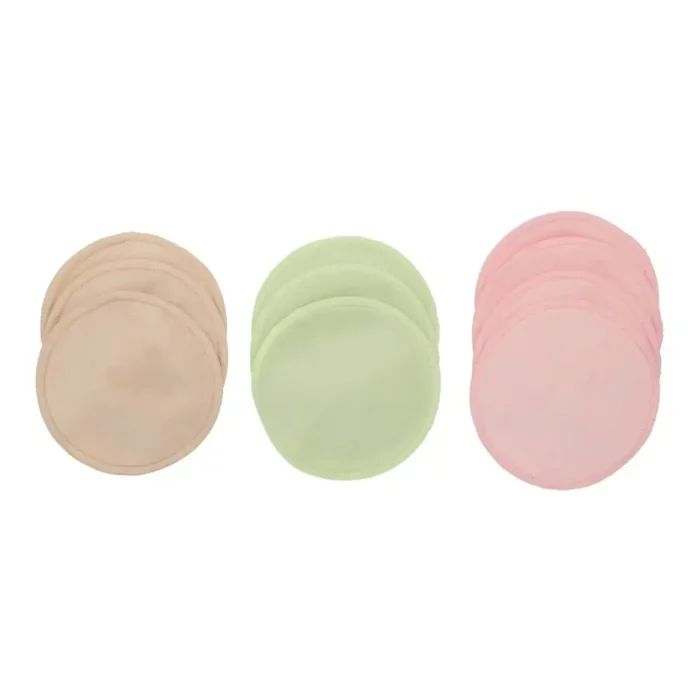Wiederverwendbare Abschminkpads Grün, Rosa, Beige