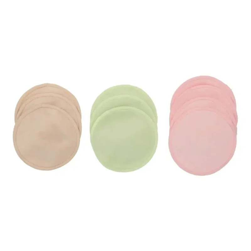 Wiederverwendbare Abschminkpads Grün, Rosa, Beige