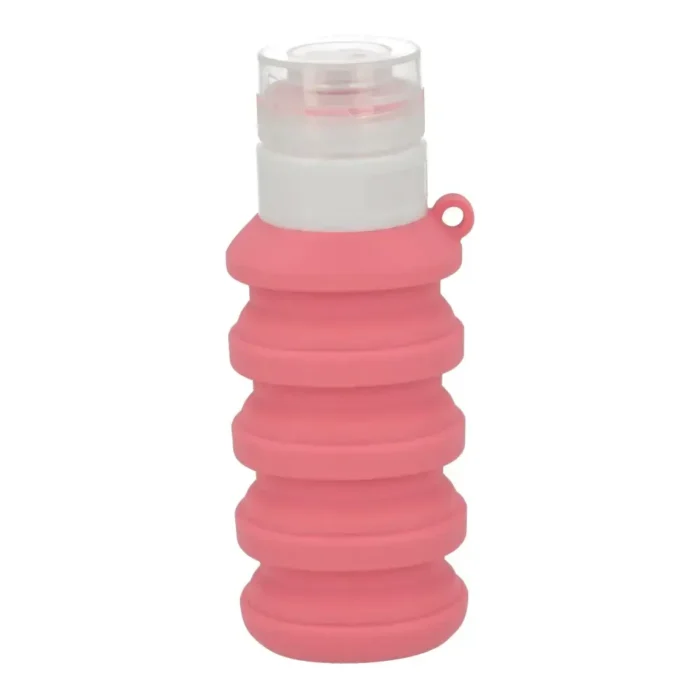 Faltbare Silikon Reiseflaschen Pink