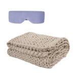 Bearaby Gewichtsdecke und Schlafmaske Bundle