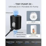 TINY PUMP 2X | 3-in-1 Outdoor-Pumpe mit Campinglampe (4 kPa, 96g) – Bild 10