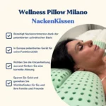 Ergonomisches Nackenkissen aus Memory Foam mit Aloe Vera 70 x 40 x 12 cm – Bild 9