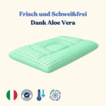 Ergonomisches Nackenkissen aus Memory Foam mit Aloe Vera 70 x 40 x 12 cm – Bild 2