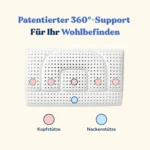 Ergonomisches Nackenkissen aus Memory Foam 70 x 40 x 12 cm – Bild 3
