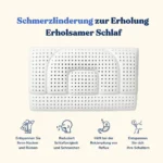 Ergonomisches Nackenkissen aus Memory Foam 70 x 40 x 12 cm – Bild 5