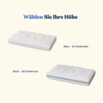 Ergonomisches Nackenkissen aus Memory Foam 70 x 40 x 12 cm – Bild 7