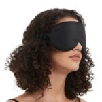 Flache Seiden-Schlafmaske mit weichem Haarband (22 Momme) – Bild 3