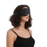 Flache Seiden-Schlafmaske mit weichem Haarband (22 Momme) – Bild 4