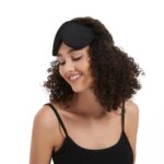 Flache Seiden-Schlafmaske mit weichem Haarband (22 Momme) – Bild 5