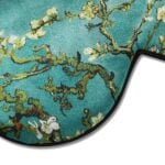 Flache Seiden-Schlafmaske Van Gogh Mandelblüte – Bild 2