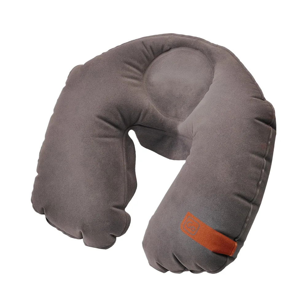5016326004474_1-v2 Classic Travel Snoozer | aufblasbares Reisekissen | Grau – Bild 1