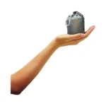 Compact Snoozer | aufblasbares Reisekissen | Schwarz – Bild 4