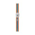 Gepäckgurt mit Zahlenschloss | 170cm | Blau/Orange – Bild 2