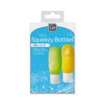 Silikon-Quetschflaschen 2er-Set | 100ml | Gelb & Grün