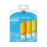 Silikon-Quetschflaschen 3er-Set | 100ml | Gelb, Grün & Orange – Bild 2