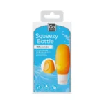 Silikon-Quetschflasche | 100ml | TSA-konform | Orange