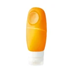 Silikon-Quetschflasche | 100ml | TSA-konform | Orange – Bild 3