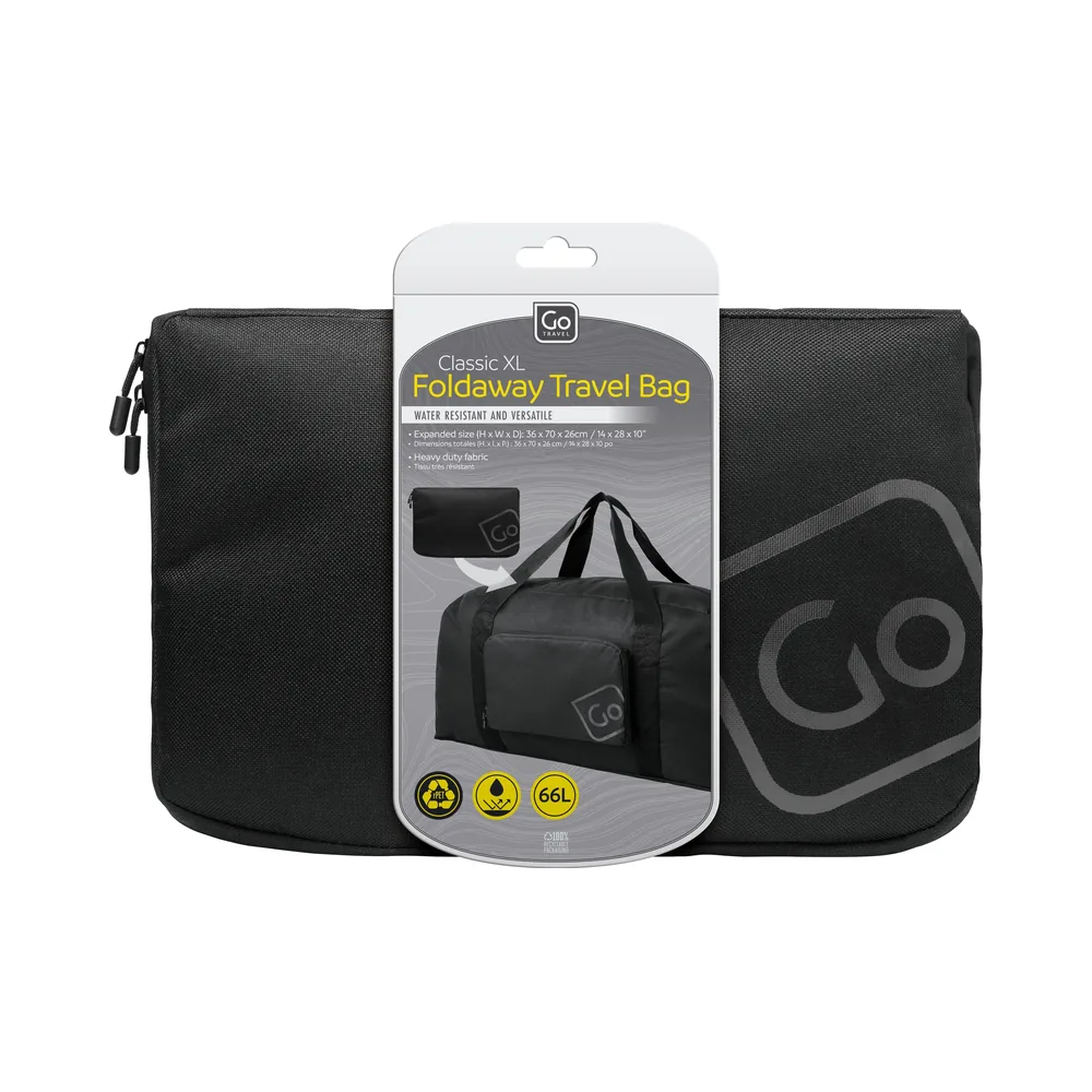 5016326103566_1-v2 Classic XL faltbare Reisetasche | 66l | Schwarz – Bild 1