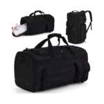 Gonex 3-in-1 wandelbare Reisetasche & Rucksack mit Schuhfach 45L – Bild 7