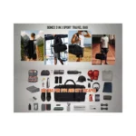 Gonex 3-in-1 wandelbare Reisetasche & Rucksack mit Schuhfach 45L – Bild 8