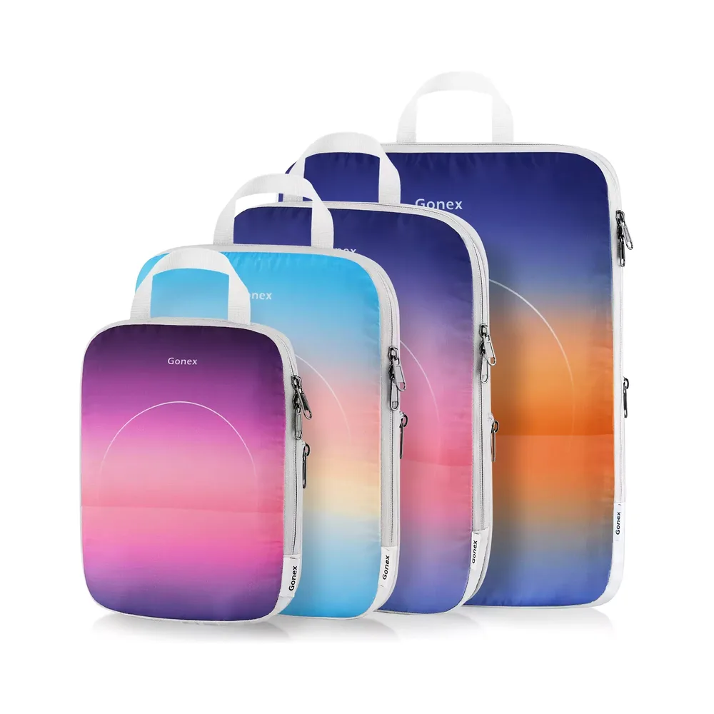 gon-18047-p00-t169_1 Sunset-Gradient Kompressions-Packwürfel – Bild 1