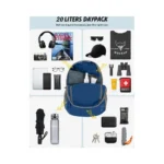 Gonex 20L leichter faltbarer Wanderrucksack / Daypack – Bild 7