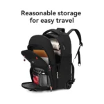 Crossgear 17" Backpack with 2 wheels black – Bild 6